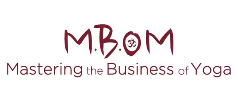 Mastering the business of yoga (m.b.om) logo